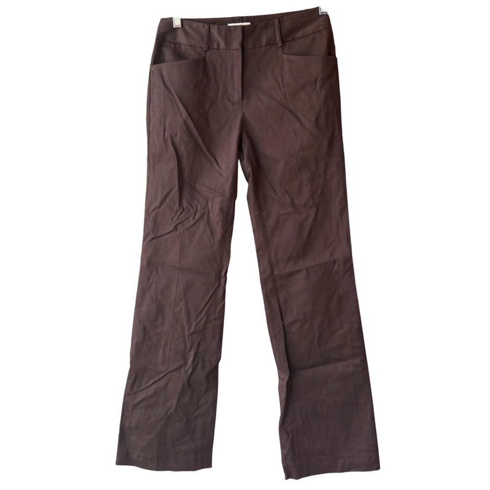 Michael Kors Core of Kors Stretch Dress Pants Women's Sz 2 Chocolate Brown NWT